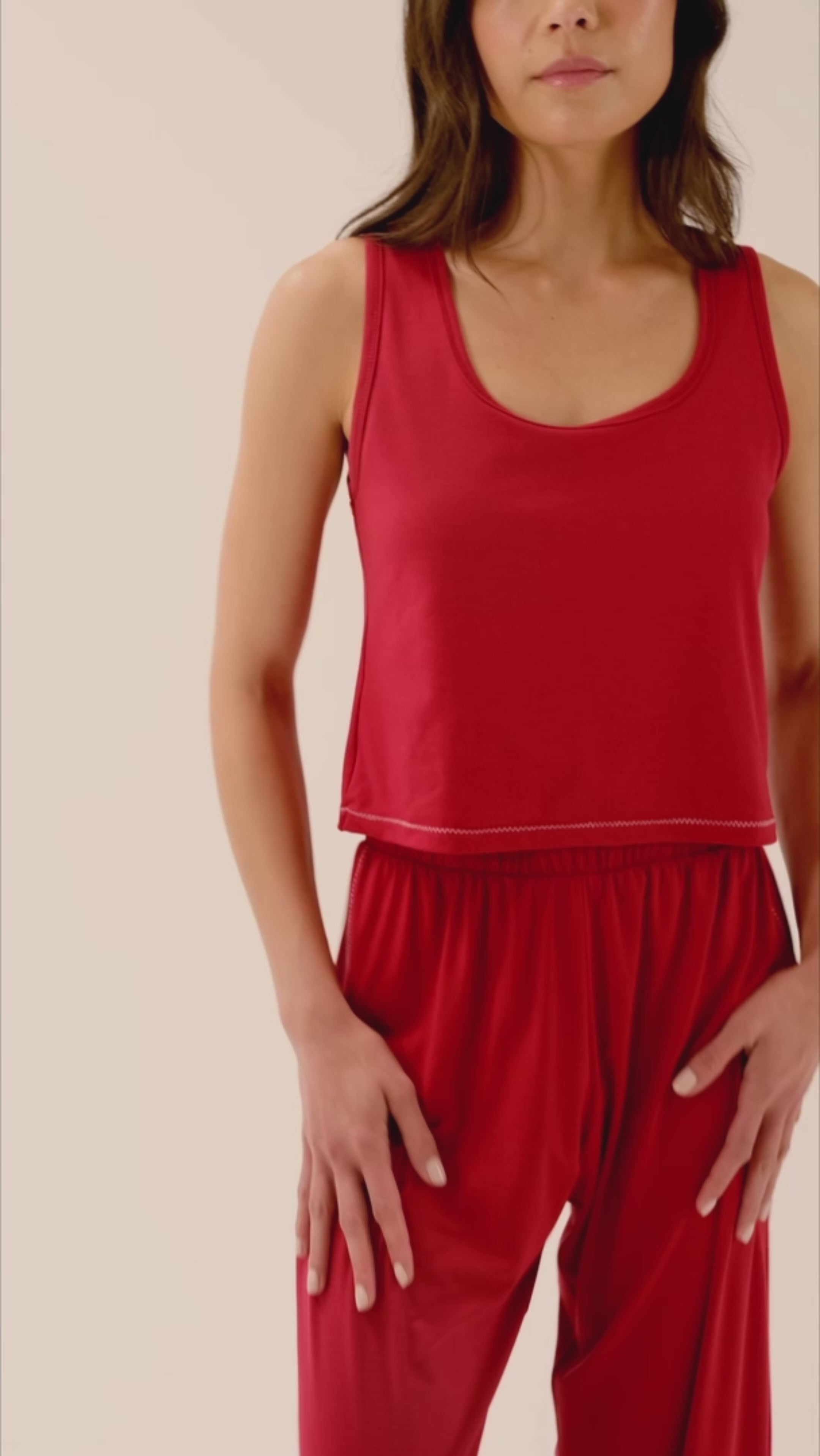 Scoop Tank - Women's Cooling Pajama Tank – Arid Blayne
