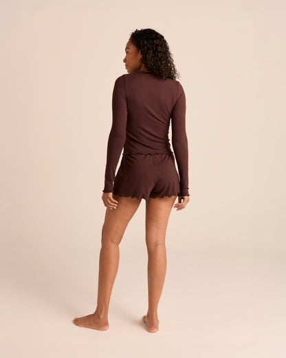 Rib Cardigan