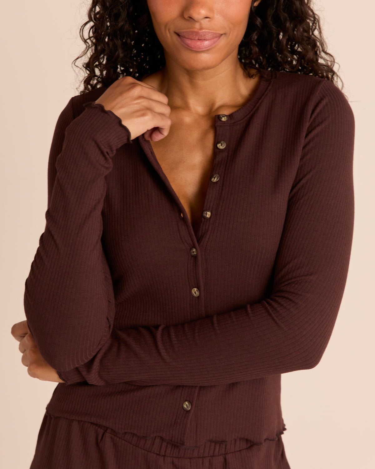 Rib Cardigan