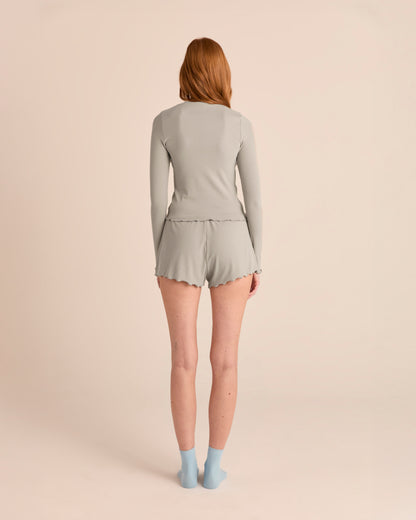 Rib Cardigan