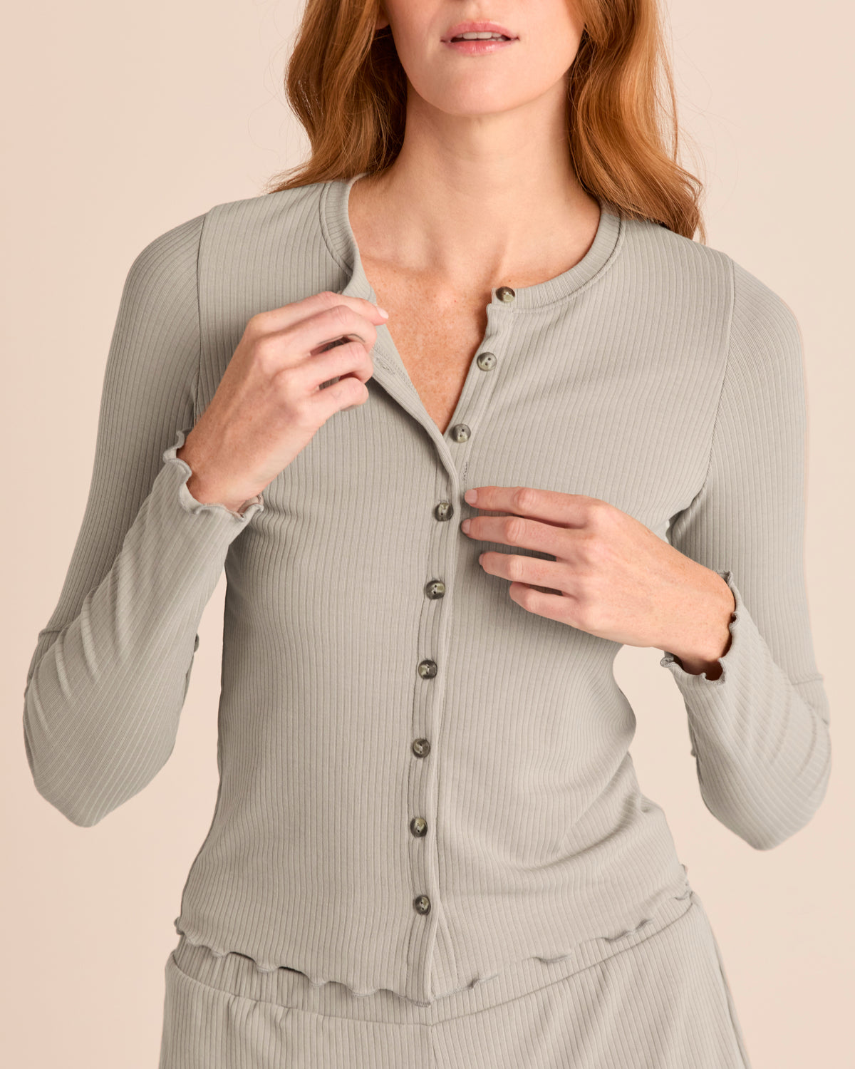 Rib Cardigan