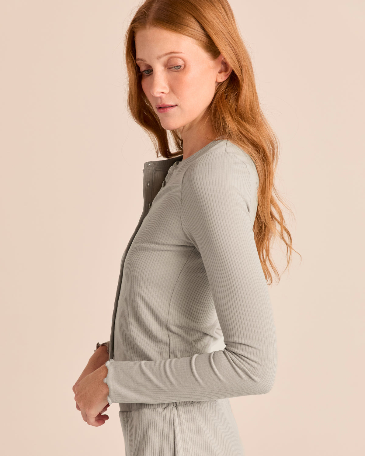 Rib Cardigan
